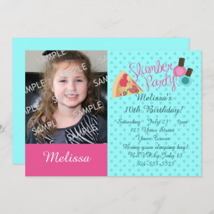 Slumber Party Photo Template