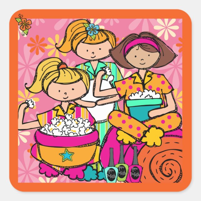 Slumber Party Stickers (Front)