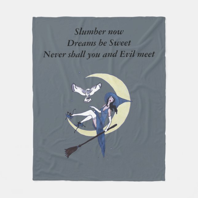 Slumber Prayer Fleece Blanket (Front)