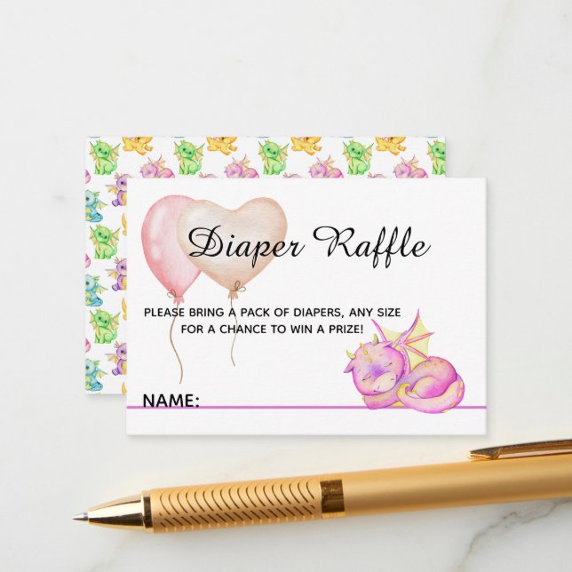 Slumbering Dragon Dreams - Baby Shower Enclosure (Front/Back In Situ)