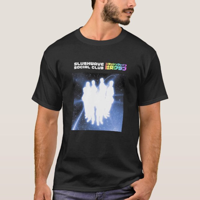Slushwave Social Club People Logo et T-shirt texte (Devant)