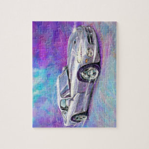 SLVER DODGE VIPER JIGSAW PUZZLE