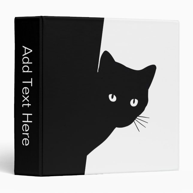 Sly Black Cat Binder (Front/Spine)