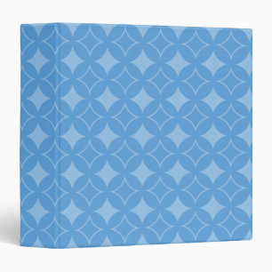 Sly blue shippo pattern binder
