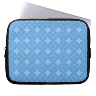 Sly blue shippo pattern laptop sleeve