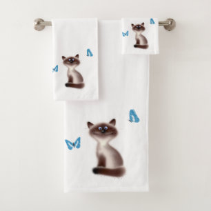 Sly Cat Bath Towel Set