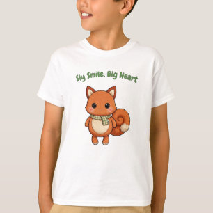 Sly Smile, Big Heart Kids T-Shirt