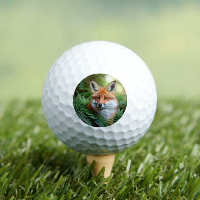 "Sly: The Fox in the Shadows" Golf Balls (Insitu Tee)
