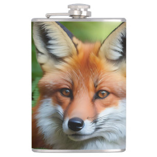 "Sly: The Fox in the Shadows" Hip Flask