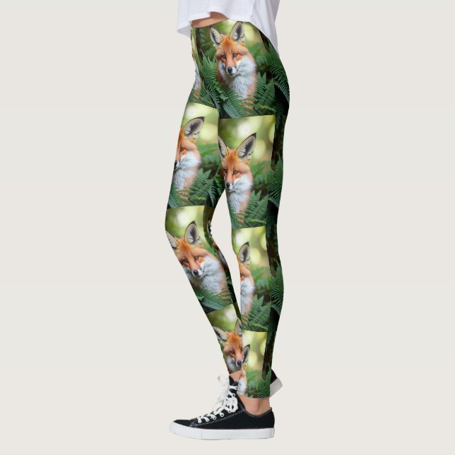 "Sly: The Fox in the Shadows" Leggings (Left)