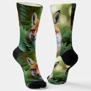 Sly The Orange Fox, Crew Socks
