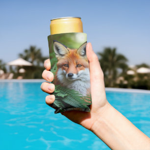 Sly The Orange Fox, Seltzer Can Cooler