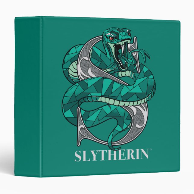 SLYTHERIN™ Crosshatched Emblem Binder (Front/Spine)