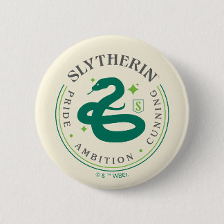SLYTHERIN™ Green Snake House Pride Badge 2 Inch Round Button