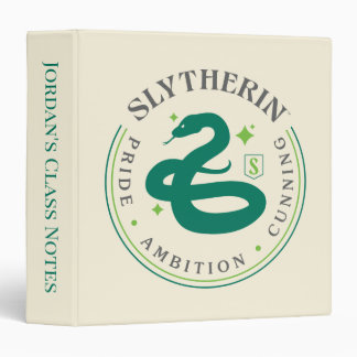 SLYTHERIN™ Green Snake House Pride Badge Binder