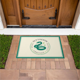SLYTHERIN™ Green Snake House Pride Badge Doormat