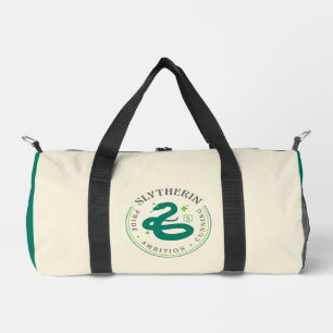 SLYTHERIN™ Green Snake House Pride Badge Duffle Bag