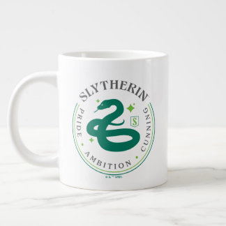 SLYTHERIN™ Green Snake House Pride Badge Large Coffee Mug