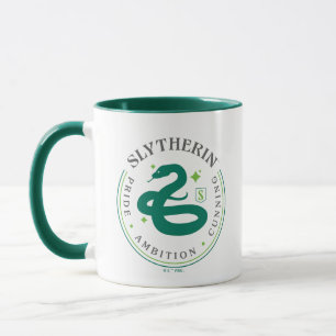 SLYTHERIN™ Green Snake House Pride Badge Mug
