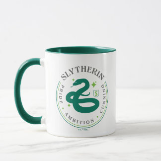 SLYTHERIN™ Green Snake House Pride Badge Mug