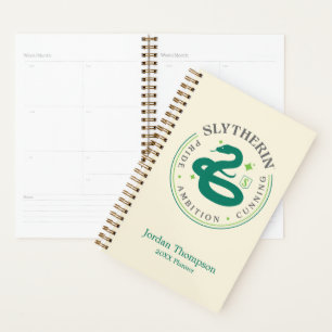 SLYTHERIN™ Green Snake House Pride Badge Planner