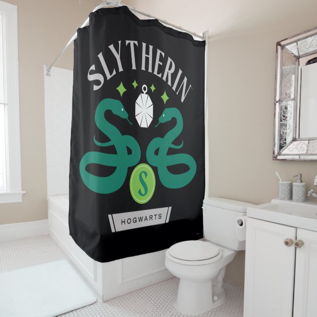 SLYTHERIN™ House Double Snake Locket Graphic (In Situ)