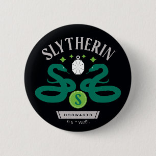 SLYTHERIN™ House Double Snake Locket Graphic 2 Inch Round Button