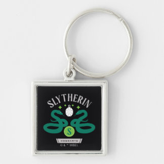 SLYTHERIN™ House Double Snake Locket Graphic Keychain