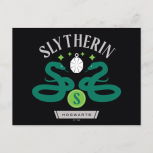 SLYTHERIN™ House Double Snake Locket Graphic Postcard