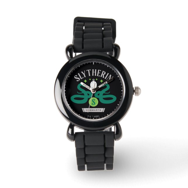 SLYTHERIN™ House Double Snake Locket Graphic Watch (Front)