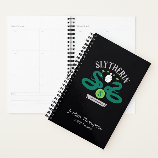 SLYTHERIN™ House Double Snake Locket Graphique (Devant avec enveloppe)