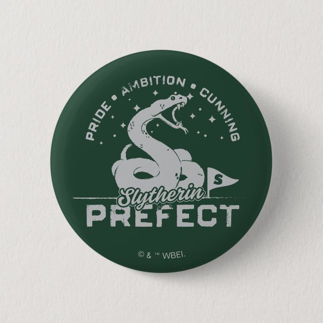 SLYTHERIN™ Prefect Badge 2 Inch Round Button (Front)