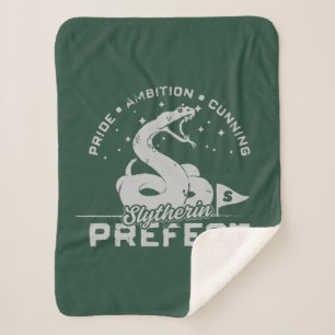 SLYTHERIN™ Prefect Badge Sherpa Blanket