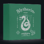 SLYTHERIN™ Pride Ambition Cunning Crest Binder<br><div class="desc">Show your house pride with this bold Slytherin™ crest design, honoring the ambition and cunning that define this iconic Hogwarts™ house. Featuring the striking serpent coiled within a classic shield, the artwork highlights Slytherin’s core traits — Ambition, Pride, and Cunning — in a clean, vintage-inspired layout. Rendered in signature house...</div>