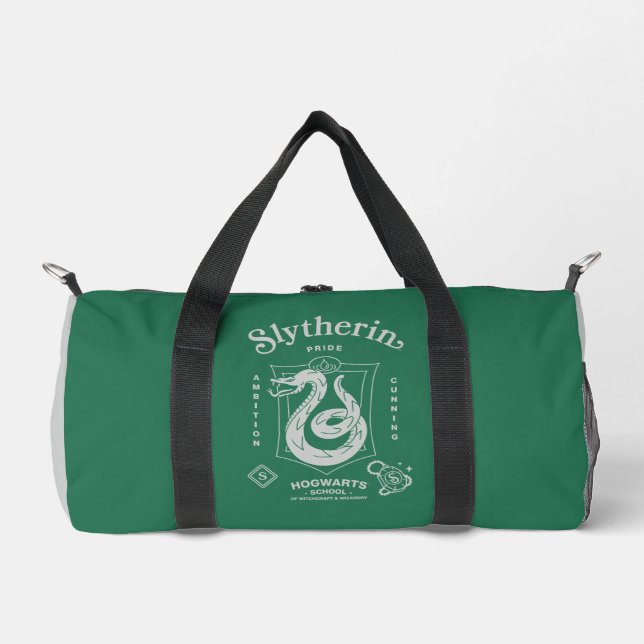 SLYTHERIN™ Pride Ambition Cunning Crest Duffle Bag (Front)