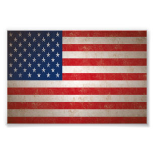 SM. Copie grunge vintage de photo de drapeau
