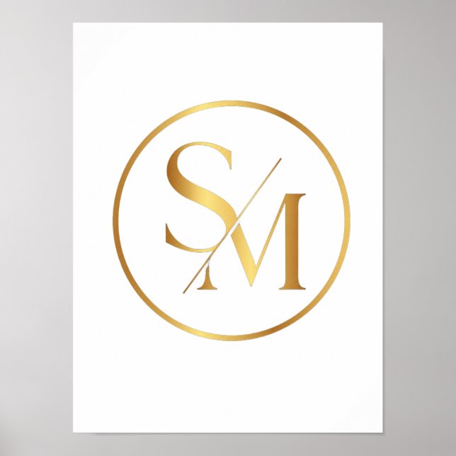 SM Minimal Modern Design Poster (Front)