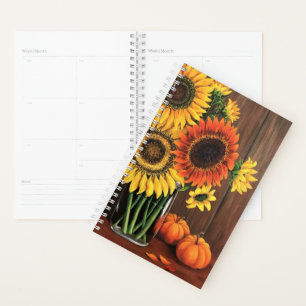 Sm Planner - Fleurs de soleil/Citrouilles