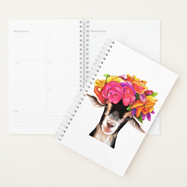 Sm Planner Posey la chèvre (Devant avec enveloppe)
