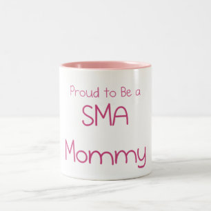 SMA Mom or Mommy Two-Tone Coffee Mug