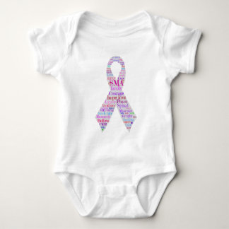 SMA Ribbon Design Baby Bodysuit