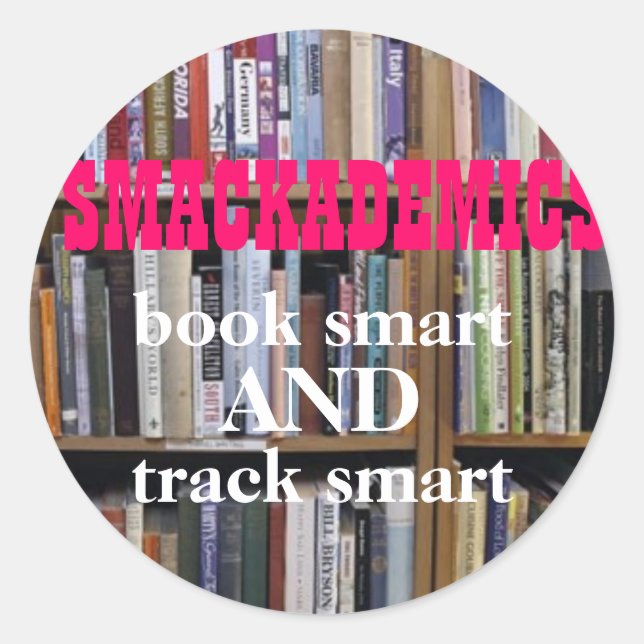 SMACKADEMICS CLASSIC ROUND STICKER (Front)