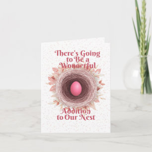 Small, 10.2 cm x 14.2 cm Folded Announcement Card