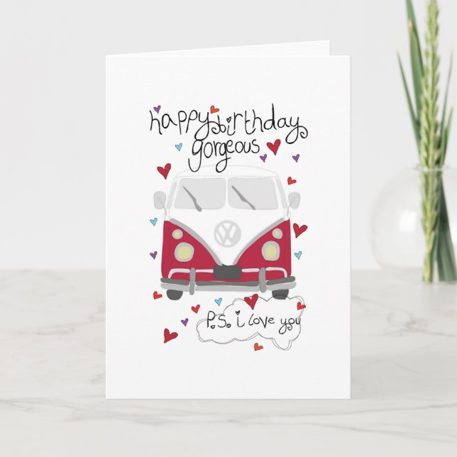 Small, 10.2 cm x 14.2 cm Folded Greeting Card (Front)