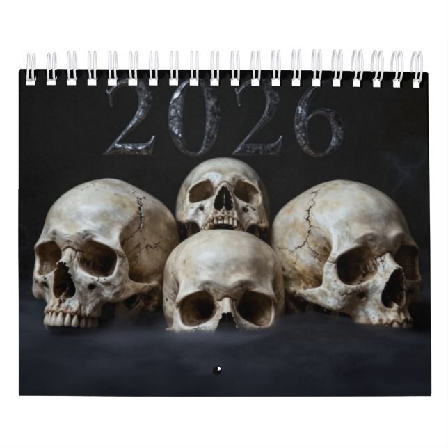 Small 2026 Skull Art Calendar (Cover)