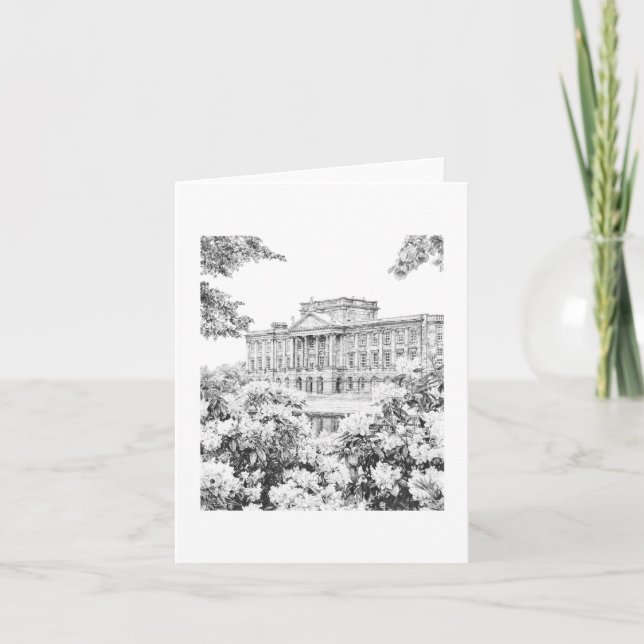 Small, 4" x 5.6" Folded Greeting Card (Front)