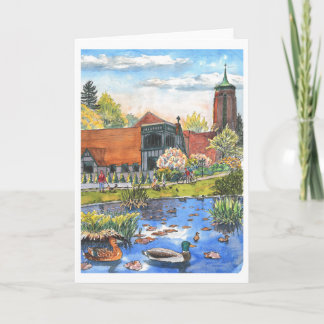 Small, 4" x 5.6" Folded Greeting Card