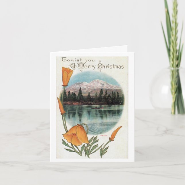 Small, 4" x 5.6" Folded Greeting Card (Front)