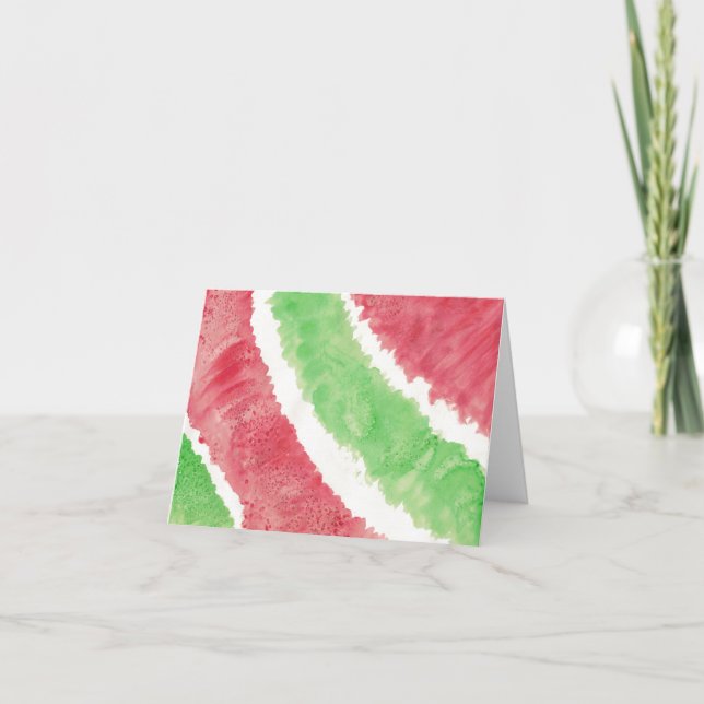 Small, 4" x 5.6" Folded Greeting Card (Front)