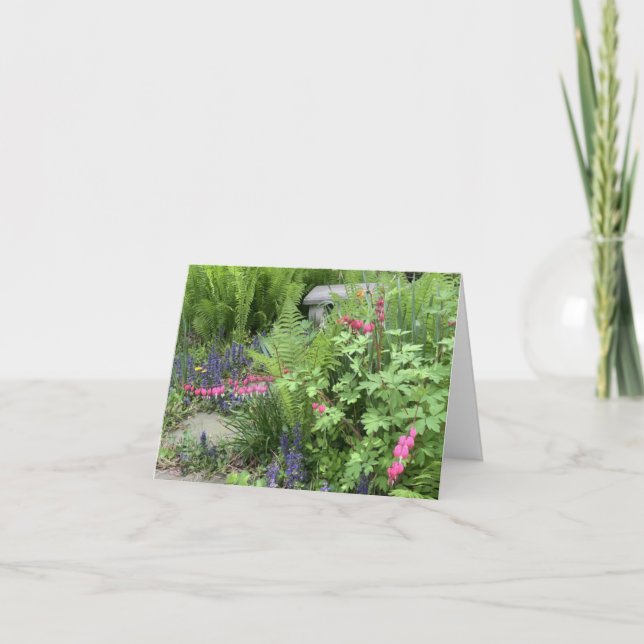 Small, 4" x 5.6" Folded greeting Card (Front)